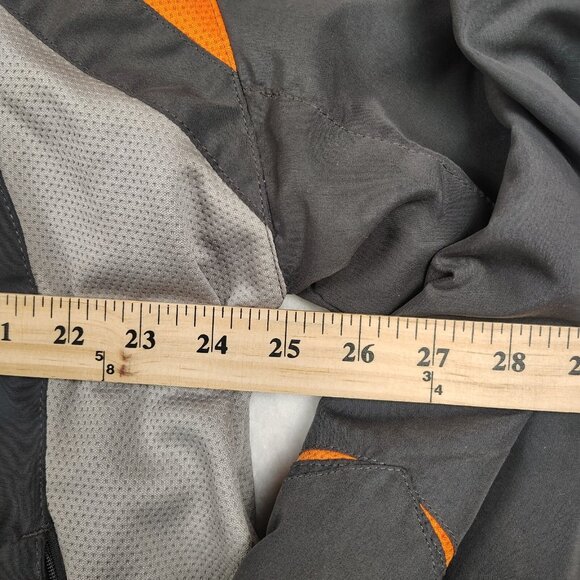 Wilson Jacket Mens XL Gray Orange Track Windbreaker Athletic - Picture 7 of 7